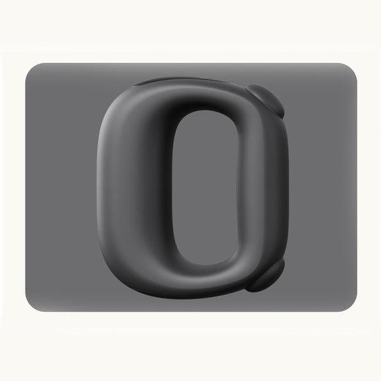 Black Portable Fascia Massage Ring Vibration Massager with Heat and LED Display for Muscle Relaxation and Body Shaping