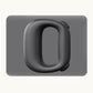 Black Portable Fascia Massage Ring Vibration Massager with Heat and LED Display for Muscle Relaxation and Body Shaping