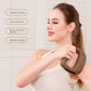 Pink Portable Fascia Massage Ring Vibration Massager with Heat and LED Display for Muscle Relaxation and Body Shaping