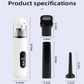 White 2-in-1 Cordless Handheld Car Vacuum Cleaner and Air Blower Powerful Suction Brushless Motor Portable Duster for Home and Auto