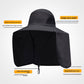 Dark grey UPF 50+ Sun Protection Fishing Hat Wide Brim Neck Flap Quick Dry Bucket Hat for Outdoor Hiking and Gardening