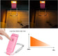 2-PCS Yellow Mini USB Rechargeable LED Book Light Eye Protection Reading Lamp with Adjustable Clip and Brightness for Kids Students Travel