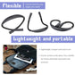 Black Hands-Free USB Rechargeable Neck Reading Light 3 Colour Modes Flexible LED Book Lamp for Night Reading Knitting Repairing