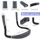 Grey Hands-Free USB Rechargeable Neck Reading Light 3 Colour Modes Flexible LED Book Lamp for Night Reading Knitting Repairing