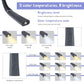Blue Hands-Free USB Rechargeable Neck Reading Light 3 Colour Modes Flexible LED Book Lamp for Night Reading Knitting Repairing