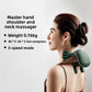 Green Cordless Shoulder and Neck Massager with Heat Rechargeable Shiatsu Deep Tissue Massage Pillow for Pain Relief and Relaxation