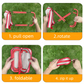 Red Ultra-Compact Portable Folding Stool 120kg Capacity Lightweight Camping Chair for Fishing Hiking and Australian Outdoor Events