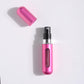 5-Pcs Rose red 5ml Refillable Perfume Atomizer Portable Bottom Fill Travel Spray Bottle for Fragrance and Aftershave Australian Travel Essential