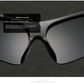 2-PCS Bright black frame with clear lenses Men&