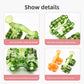 2-Pcs Green Manual Roller Massager Handheld Full Body Relaxation Tool for Back Waist Legs Moon Car Design Ergonomic Deep Tissue Massage for Australian Homes