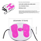 Pink Magnetic Waist Twisting Disc with Resistance Bands Portable Fitness Board for Home Office Core Training 27.5cm Large Diameter