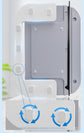 Magnetic Double Sided Window Cleaner for 15-26mm Double Glazed Glass High Rise Safety Wiper Tool White