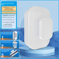 Magnetic Double Sided Window Cleaner for 20-35mm Double Glazed Glass High Rise Safety Wiper Tool White
