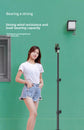 1.7m Black Tripod Stand with Phone Holder Adjustable Floor Stand for Live Streaming Vlogging Overhead Video Recording Makeup Kit with Carry Bag