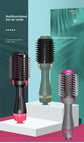 3-in-1 Hot Air Brush & Volumiser Hair Dryer Styler 1000W Ceramic Negative Ion Blowout Brush for Straightening and Curling Pink AU Plug