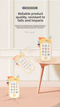 Unicorn Baby Toy Phone Music & Light Learning Mobile Teether for Toddlers Interactive English Educational Gift Yellow