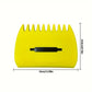 Pair of Horticultural Leaf Rake Hand Tools Set Large Plastic Claw Grabber Ideal for Collecting Yard Debris, Grass Clippings, and Scraps Yellow