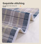 Washable Incontinence Bed Pad 100x150cm Reusable Waterproof Mattress Protector with Non-Slip Backing 4-Layer Absorbent Underpad for Elderly and Adults Medium blue
