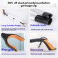 Blue and Black Handle Foldable Grabber Reacher Tool - 83cm Aluminium Litter Picker with Magnetic Tip - Lightweight Mobility Aid for Garden & Home Rubbish Cleanup