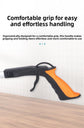 Yellow and Black Handle Foldable Grabber Reacher Tool - 83cm Aluminium Litter Picker with Magnetic Tip - Lightweight Mobility Aid for Garden & Home Rubbish Cleanup