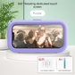 Waterproof Shower Phone Holder Wall Mount with Aromatherapy - 360° Rotating & Retractable Anti-Fog Case - Drill-Free Bathroom & Kitchen Mobile Stand - Purple