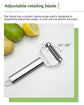 Premium Stainless Steel Dual Peeler & Julienne Cutter - 2-in-1 Vegetable Slicer with Swivel Blade - Heavy Duty Multi-Function Kitchen Tool for Potatoes, Carrots & Fruit