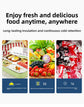 Large Insulated Cooler Bag Thermal Lunch Tote 16L Capacity with Adjustable Shoulder Strap for Picnics Camping & Work Black