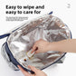 Large Insulated Cooler Bag Thermal Lunch Tote 16L Capacity with Adjustable Shoulder Strap for Picnics Camping & Work Pink