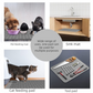 Silicone Stove Top Cover 92x52cm Heat Resistant Electric Cooktop Protector Mat for Kitchen Benchtop and Laundry Black