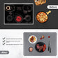 Silicone Stove Top Cover 76x53x0.25cm Heat Resistant Electric Cooktop Protector Mat for Kitchen Benchtop and Laundry Dark gray