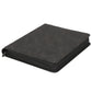 Premium Toploader Binder 9 Pocket 216 Capacity Trading Card Album Zippered PU Leather Storage Holder for Sports TCG & AFL Cards Black
