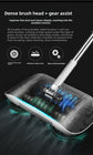 2-in-1 Manual Push Sweeper & Mop with Three Original Clothes - Handheld Floor Cleaner with Sealed Dustbin - Lightweight Cordless Design for Hardwood, Tile, and Marble Floors - Blue