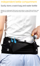 WRELS Trail Running Waist Belt - Lightweight Mesh Hydration Pack with Trekking Pole Holder - Anti-Bounce Phone Storage for Marathon & Hiking - Gray Size S (67-75cm)