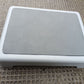Portable Outdoor Half Step Stool Mobility Aid with Absorbent Non-Slip Grey Mat Compact 43x33cm White Base for Bath & Car