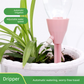 2 PCS Automatic Self-Watering Plant Spikes Adjustable Drip Irrigation System for Indoor Outdoor Garden Pots Holiday Care Green and White