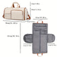 Convertible Travel Garment Bag Large Duffel Suit Carrier with Shoe Compartment & Hidden Backpack Straps Waterproof  Blue