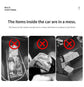 Car Trash Can Hanging Rubbish Bin with Lid Waterproof Leather Vehicle Organiser Storage Box for Door Seat Back Console Pink