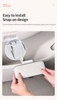 Car Trash Can Hanging Rubbish Bin with Lid Waterproof Leather Vehicle Organiser Storage Box for Door Seat Back Console Pink