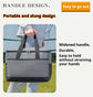 Large 35L Insulated Cooler Bag Soft Sided Leakproof Thermal Tote for Camping Beach Picnic BBQ Heavy Duty Grocery Carrier Grey