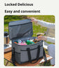 Large 35L Insulated Cooler Bag Soft Sided Leakproof Thermal Tote for Camping Beach Picnic BBQ Heavy Duty Grocery Carrier Navy Blue
