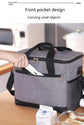 Large 30L Insulated Cooler Bag - Leakproof Thermal Lunch Tote with Shoulder Strap - Heavy Duty Blue Picnic Box for Beach, Camping & Work