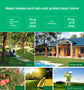 Solar-Powered Sonic Snake and Rodent Repeller Ground Stake - Outdoor Waterproof Ground Vibration Pest Deterrent Device - Ultrasonic Control for Moles, Voles, and House Mice - Garden Lawn Protection - Green Square Top Model