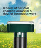 Solar-Powered Sonic Snake and Rodent Repeller Ground Stake - Outdoor Waterproof Ground Vibration Pest Deterrent Device - Ultrasonic Control for Moles, Voles, and House Mice - Garden Lawn Protection - Green Octagon Top Model