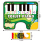 Green Electronic Toilet Piano Mat - Musical Potty Keyboard with Golf Theme - Funny Novelty Gag Gift for Kids & Adults - Waterproof & Non-Slip - Fits Standard Toilets