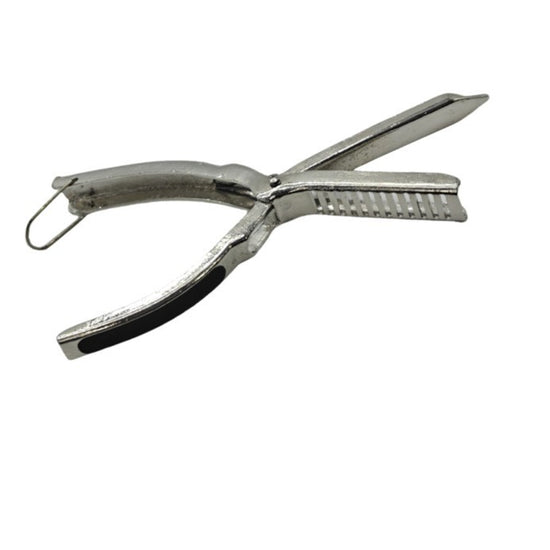 2 PCS Heavy Duty Rib Skin Remover Pliers - Silver Skin Membrane Peeler for BBQ Pork & Beef - Durable Alloy Kitchen Tool for Smoker & Grill - 18cm