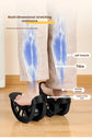 2 PCS Dual Foot Rocker with Connecting Bar - Calf & Ankle Stretcher System for Plantar Fasciitis Relief - Linked Incline Board with Stabiliser Axis - Heavy Duty Blue