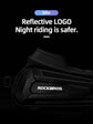 ROCKBROS Hard Shell Bike Top Tube Bag - Waterproof Cycling Frame Pouch with TPU Touchscreen Phone Holder & Sun Visor - 1.7L Large Capacity for MTB & Road Bikes - Black
