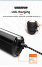 EOS610 1000 Lumen Anti-Glare Bike Light with Single Bracket Mount - USB Rechargeable LED Headlight 2000mAh - Waterproof Aluminium Horizontal Front Lamp for MTB & Road