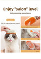 3 in 1 Electric Pet Spray Comb with Rotatable Handle Anti Static Grooming Brush for Cats and Dogs Massage Deshedding Tool White