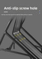 Universal Aluminium Bicycle Front Rack Carrier with Mounting Hose Clamps for MTB Fork Cargo Shelf Black